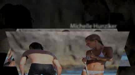 The showgirl Michelle Hunziker to Capri