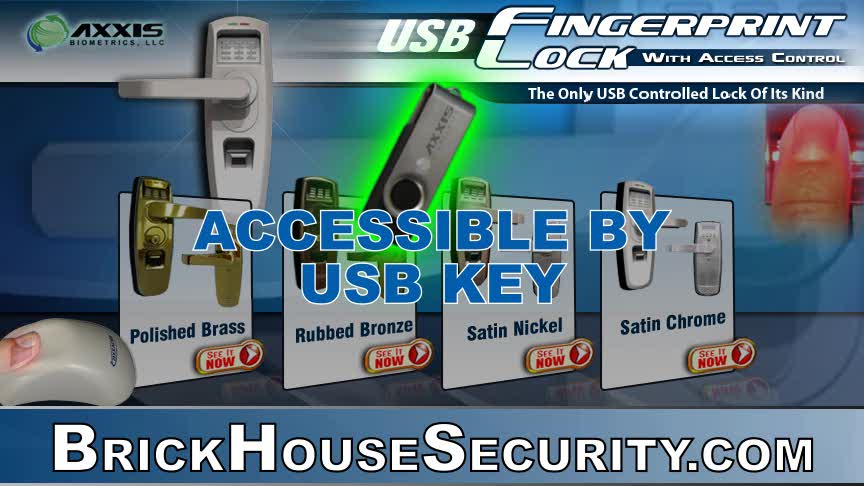 USB Fingerprint Lock - First Keyless Lock To Be Controlled By Flash Drives