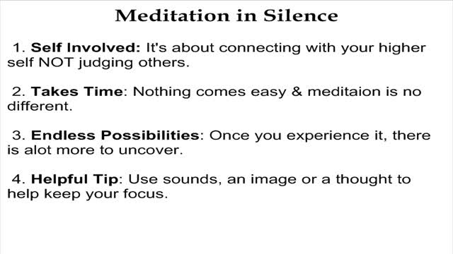The History of Self Meditation | Meditation in Silence Pt.1