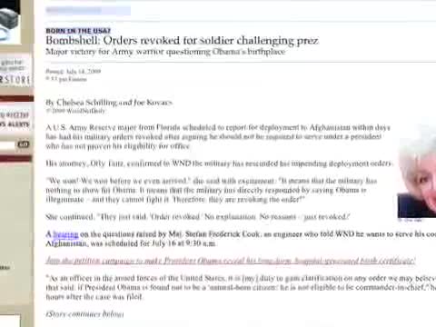 Bombshell: Orders Revoked for Soldier Challenging Obama