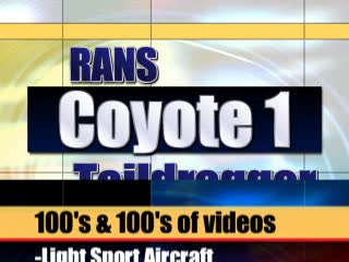 RANS Coyote 1 single place taildragger ultralight