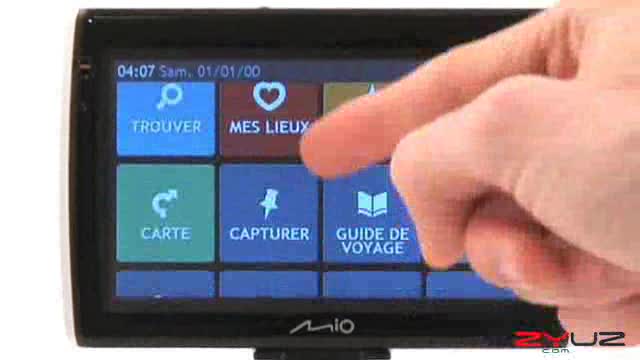 GPS Mio Moov 500 - Mode d'emploi vidéo Mio