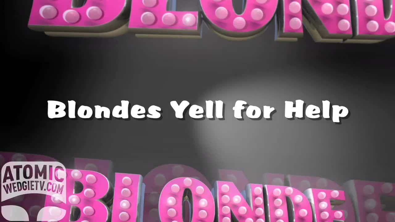 Blonde Jokes - Yell For Help