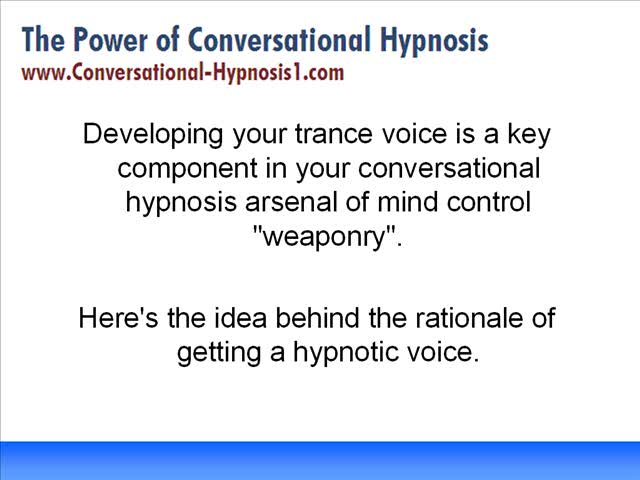 How To Enhance Your Hypnotic Performance Trance with Voicing