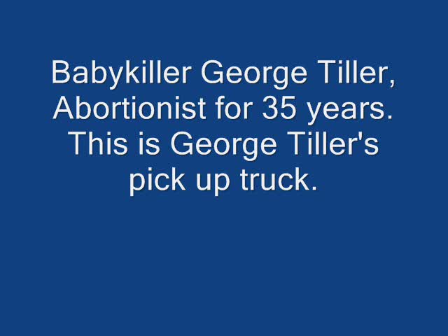 George Tiller's Pick Up Truck