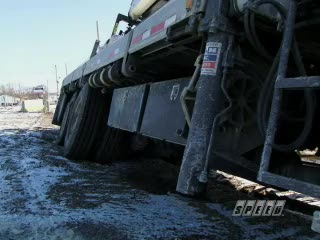 40 Ton Crane Stuck in Sinkhole