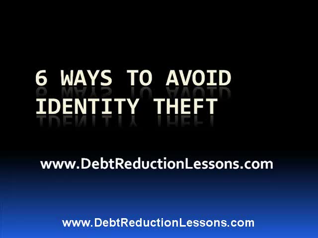 How To Avoid Identity Theft