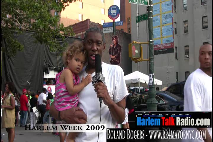 Roland Rogers on running for Mayor at Harlem Week 2009