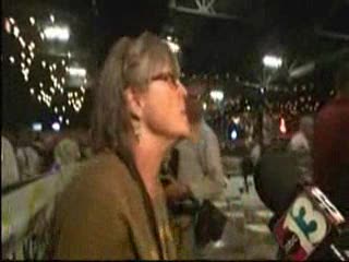 Woman Yells Heil Hitler To Jewish Man at Las Vegas Town Hal