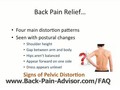 To cure back pain what should you target first