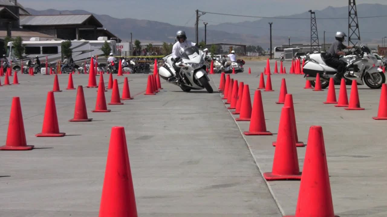 Police Motorcycle Crash