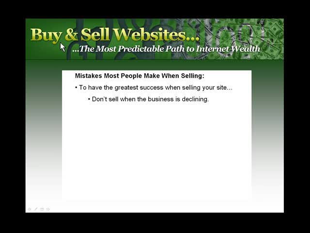 Selling Websites - Mistakes Website Sellers Make