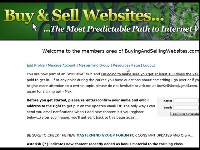 How To Buy & Sell Websites - Training Program Preview