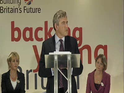 PRIME MINISTER BACKS YOUNG BRITAIN