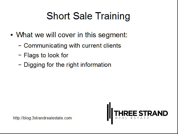 Short Sale Training Tips communicating with homeowner