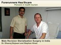 Stephen from UK after his vasectomy reversal in India Mumbai