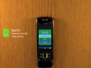 Spotify for S60 preview