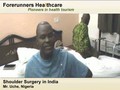 Shoulder surgery:-Nigerian medical touristâs medical rehabilitation at Mumbai-shoulder surgery in India