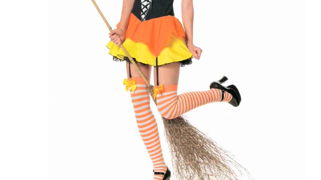 Candy Corn Witch Halloween Costume