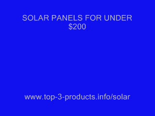 Buying The Cheapest solar energy systems - Go DIY for $200