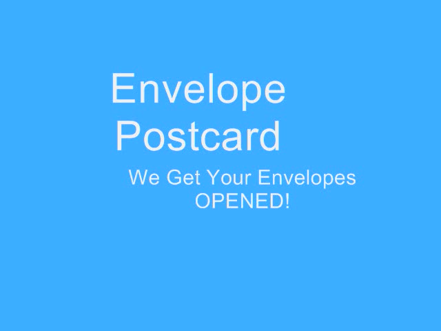Envelope Postcard