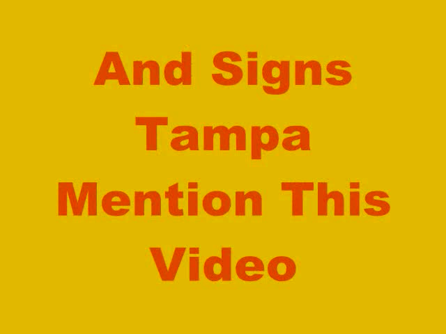 And signs Tampa