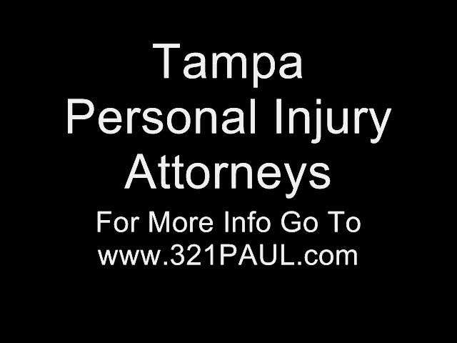 Tampa Personal Injury Attorneys