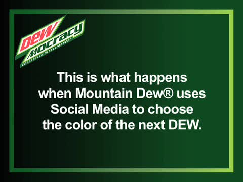 Mountain Dew DEWmocracy's Shoot Your Shade Color Recap