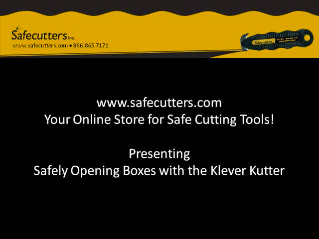 Safecutters Cutting Tool To  Open Boxes