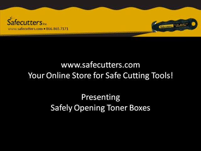 Safecutters Cutting Tool To Open A Toner Box