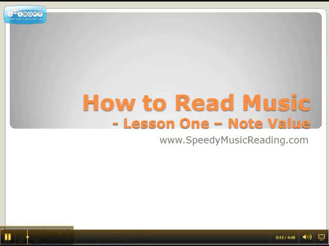 How to Read Music Lesson 1