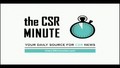 CSR Minute: October 1, 2009
