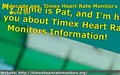 Timex Heart Rate Monitors Information