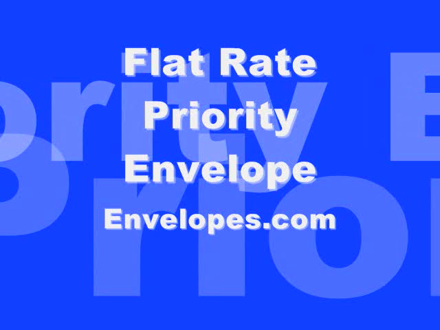 Flat Rate Priority Envelope