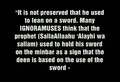 Islam & Sword Misconception