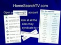 HUG 101 | Homesearchtv User Guide