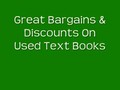 Used Text Books | Great Bargains & Discounts On Used Text Books