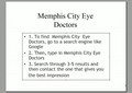 Memphis City Eye Doctors