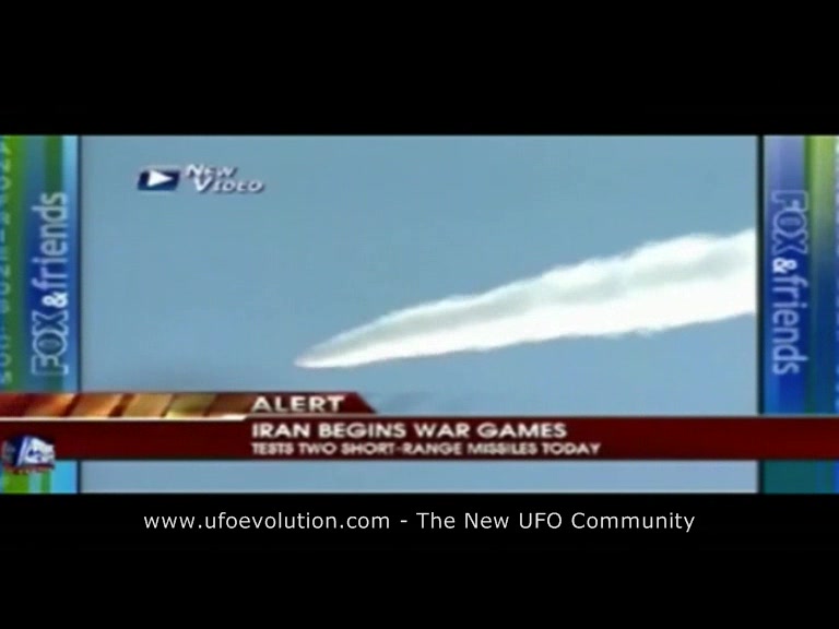 UFO Seen At Iran Missile Test