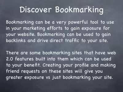 Bookmarking Mastery Bookmark Submissions