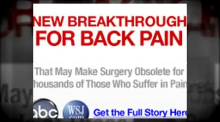 Cary: Suffering With Spinal Stenosis?