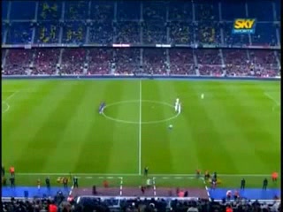 Schweigeminute fÃ¼r Robert Enke - FC Barcelona vs. Cultural Leonesa