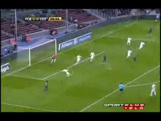 FC Barcelona vs Cultural Leonesa 5-0 [10/11/09] Copa del R