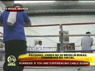 Manny Pacquiao vs. Miguel Cotto Weigh-in