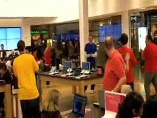 Microsoft Store - Breaks Out into Song