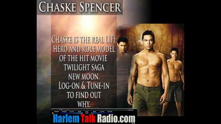 Chaske Spencer of Twilight on HarlemTalkRadio