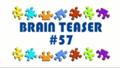 Video Brain Teaser #57