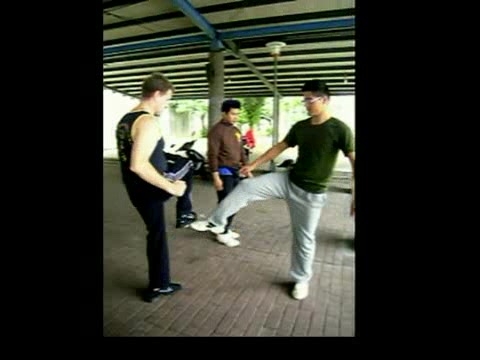 Wing Chun kicking and popai