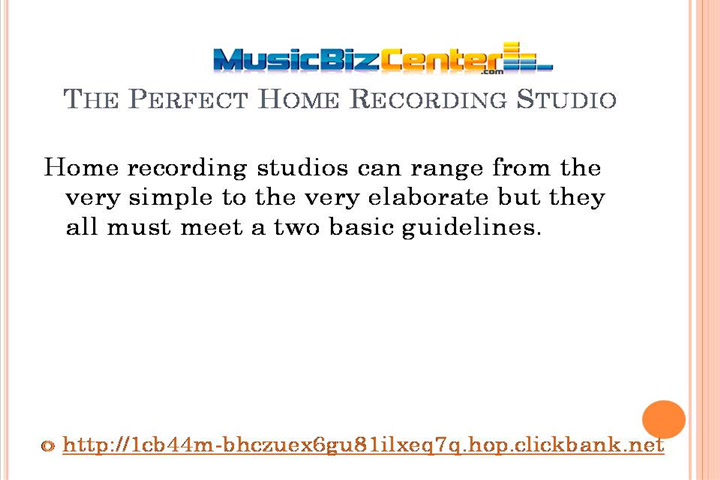 The Perfect Home Recording Studio to Create