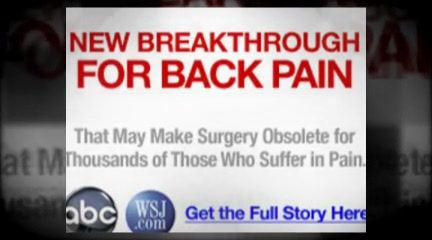 Raleigh: New Non-Surgigal Treatment For Back Pain